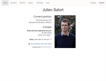 Tablet Screenshot of juliensalort.org